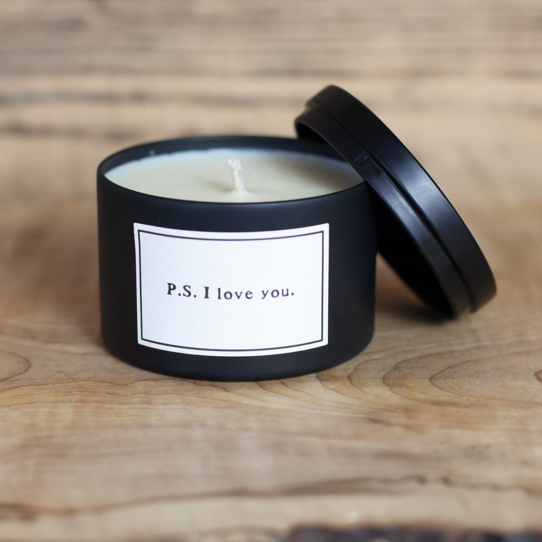 P.S. I Love You Candle - Cedar Mountain Studios