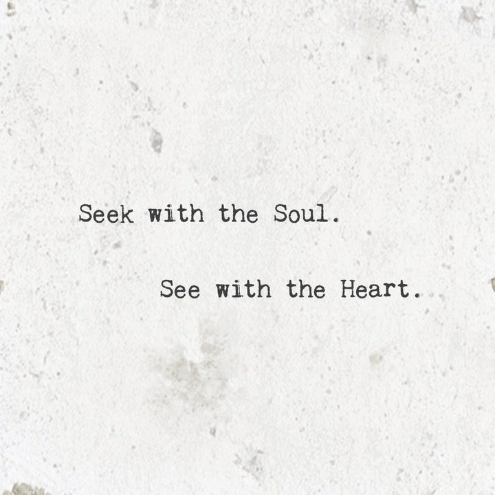 Seek With the Soul Little Gem - Cedar Mountain Studios